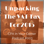 CPA In Your Corner - VAT Tax 2015