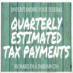 2015 Quarterly estimated tax payments