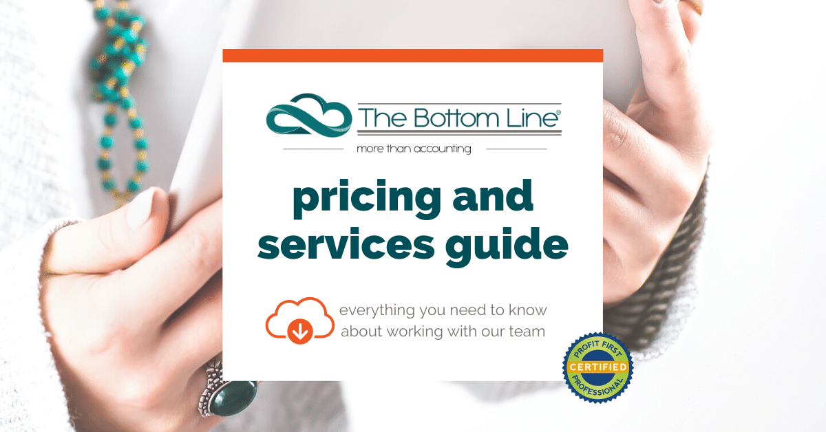 The Bottom Line CPA Pricing and Services Guide